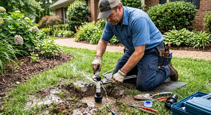 Leaking Sprinkler Repair in Aiken, SC