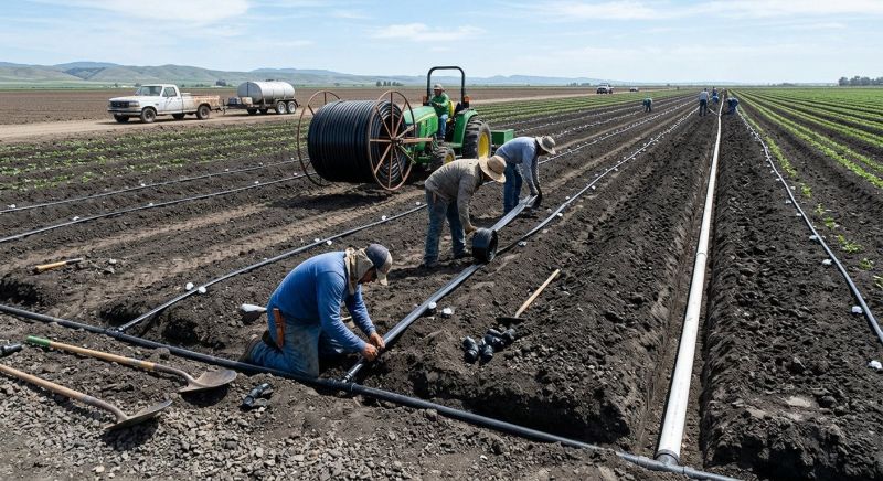 Crop Irrigation Installation in Aiken, SC