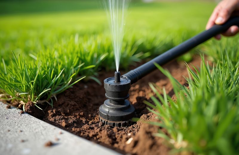 Water Sprinkler System Installation detail