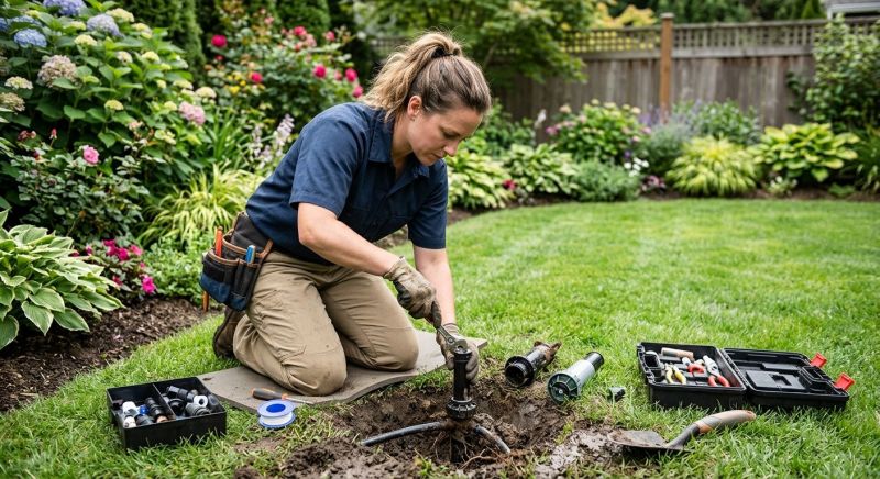 Garden Sprinkler Repair in Ventura County, CA