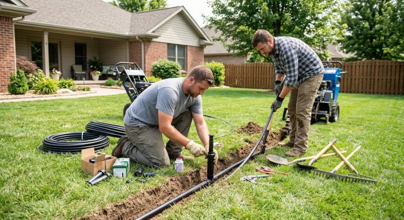 Grass Sprinkler Installation in Aiken, SC