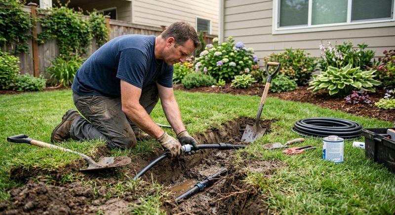 Sprinkler Line Replacement in Ventura County, CA