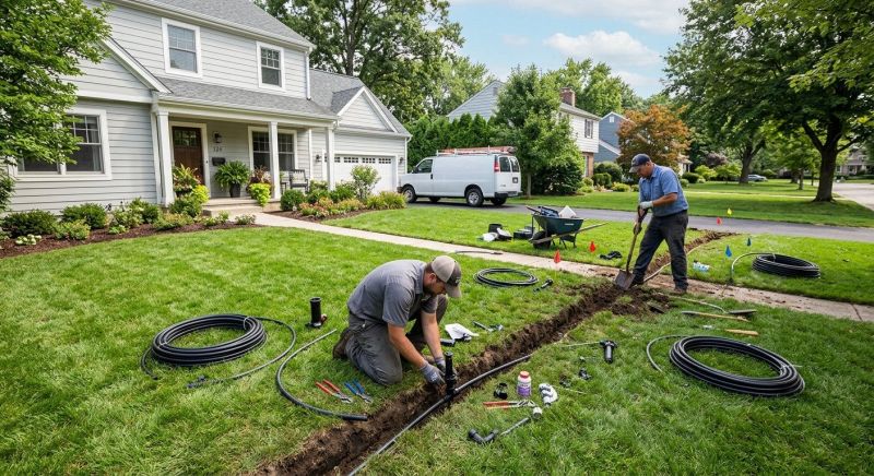 Sprinkler System Relocation in Aiken, SC